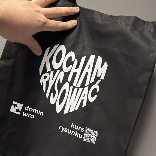 Dominowa torba płócienna